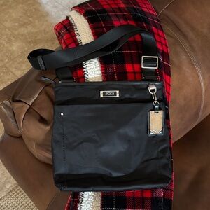 TUMI Black Messenger Bag for Women